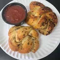 Garlic Knot Pull Apart with Sauce